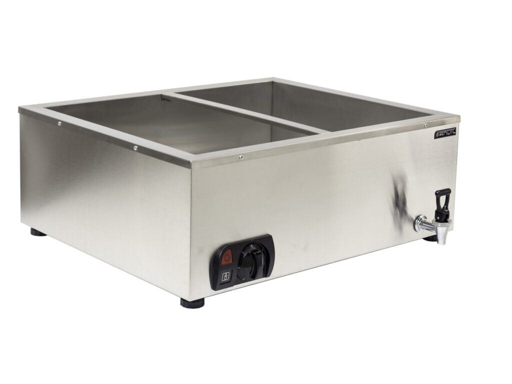 ANVIL - Bain Marie Table Top – 2 Division